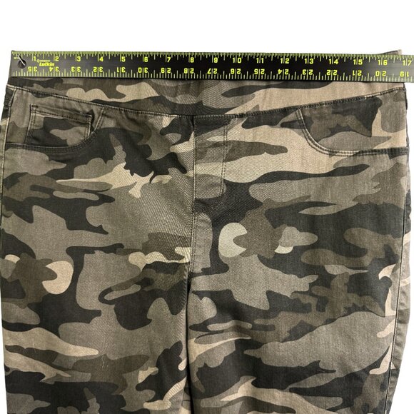 NATURAL REFLECTIONS Platinum Stretch Camo Jogger Pants Large Cotton Blend - Picture 11 of 12